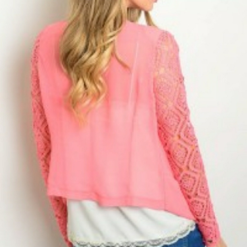 Pink Cardigan - Picture 2 of 2